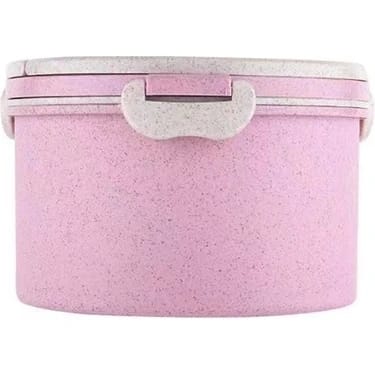 2 Layer Microwave Cycle Lunch14362 Box(SA2405-06)-Off White Over Pink Apricot