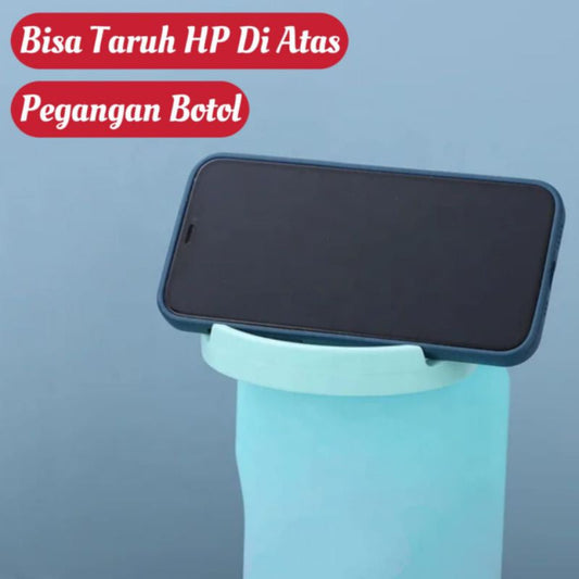 3PCS Water Bottle with Two Straws5594-15121(Fresh Green) Apricot