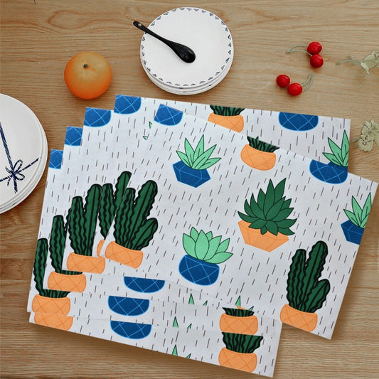 6 Seater Dining Table Runner Set(4617)- TRS08 Table Runners Apricot