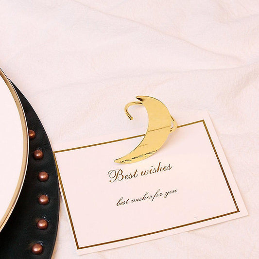 Napkin Holder Rings-Moon(Gold) Kitchen Apricot