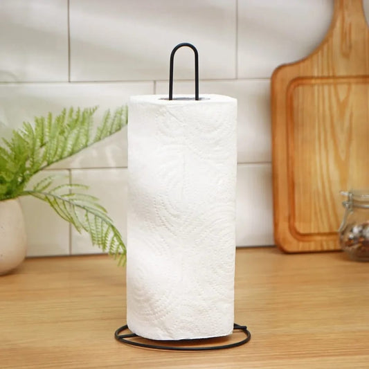 Stainless Steel Tissue Roll Holder5451-Black Tissue Box Apricot
