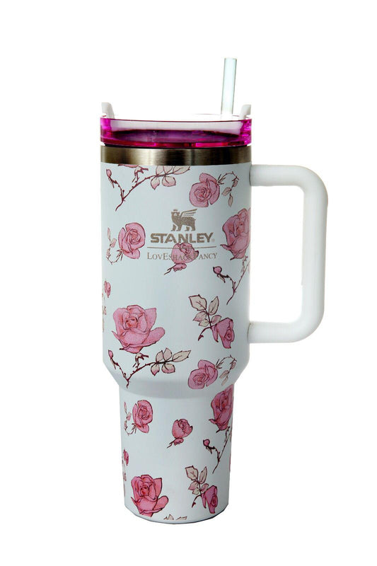 Stanley Quencher H2.0 FlowState™ Tumbler 40 OZ-1200ML-Summer Breeze Tumbler Apricot