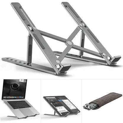 Laptop Stand Creative Folding Storage Bracket (SA2510-062) Laptop Bag Apricot