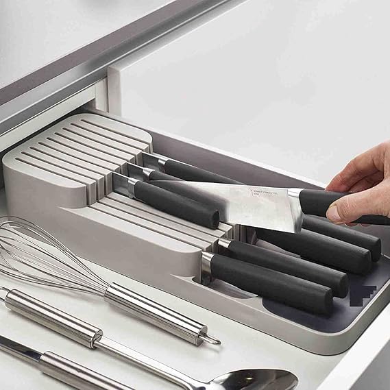 2 Tier Knife Organizer(SA2405-71)-(5610)L/Grey Apricot