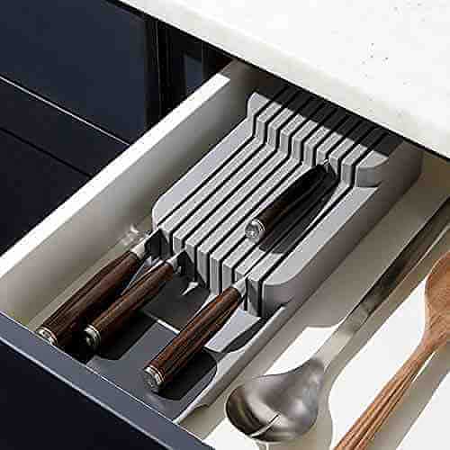 2 Tier Knife Organizer(SA2405-71)-Black Apricot