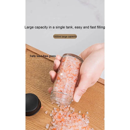 21 PCs Rotating Spice Jar Organizer-14277-With Stand Spice and sugar Jar Apricot