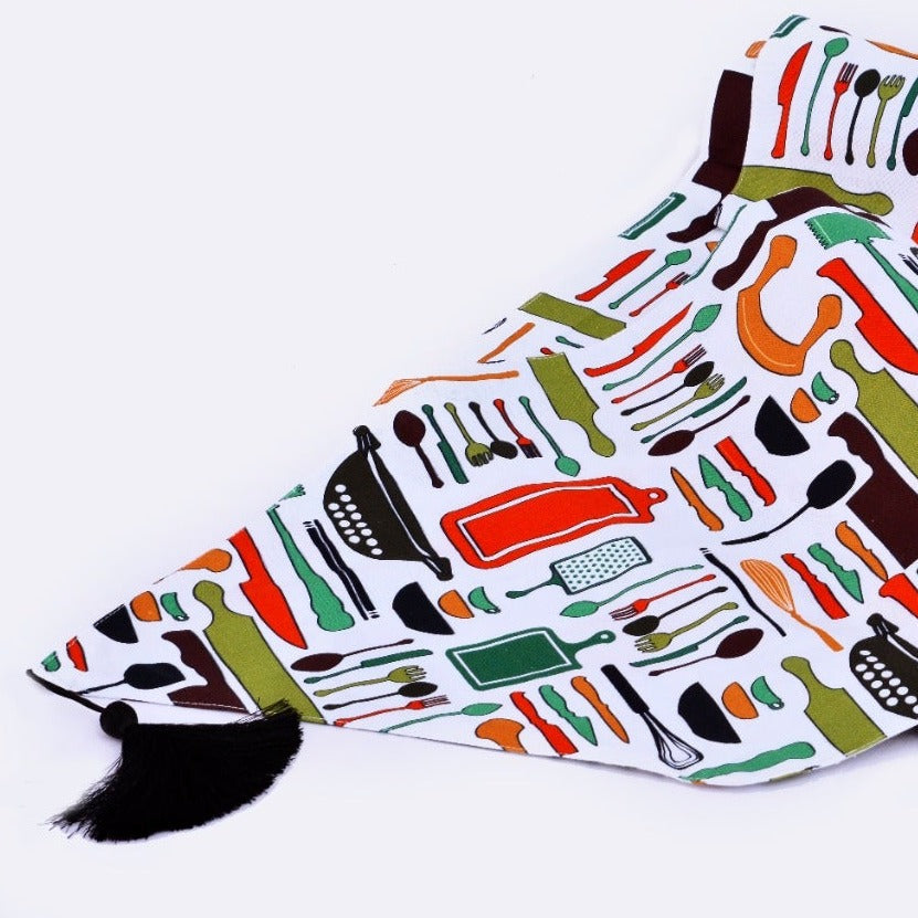 6 & 8 Seater Dining Table Runner-Fry Pan Table Runners Apricot   