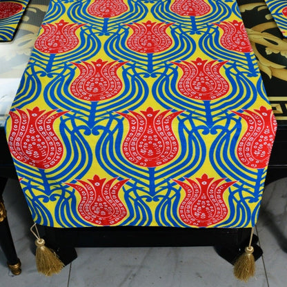 6 Seater Dining Table Runner Set(4617)- TRS03 Table Runners Apricot   