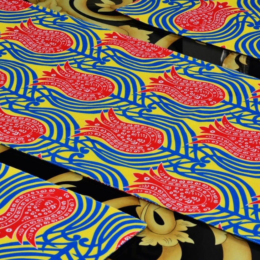 6 Seater Dining Table Runner Set(4617)- TRS03 Table Runners Apricot   