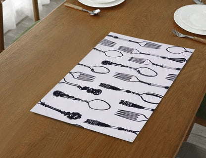 6 Seater Dining Table Runner Set(4617)- TRS06 Table Runners Apricot   