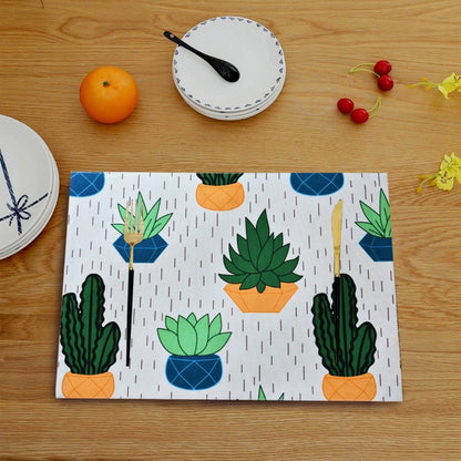 6 Seater Dining Table Runner Set(4617)- TRS08 Table Runners Apricot   