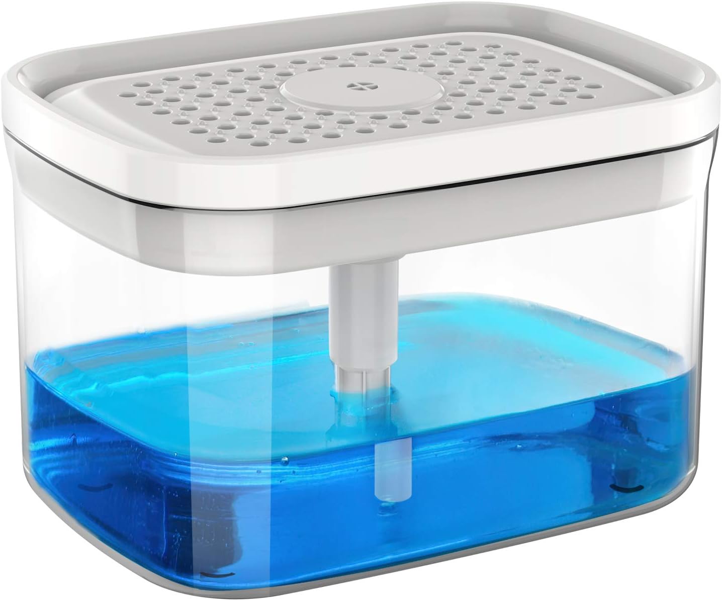 2 in 1 Premium Dishwashing Soap Pump Dispenser and Sponge Holder (SA2510-011) cutlery holder Apricot