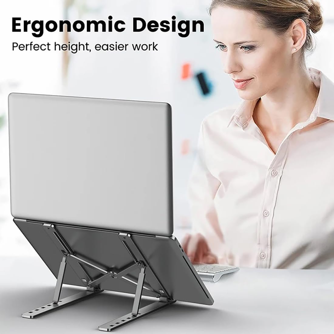 Laptop Stand Creative Folding Storage Bracket (SA2510-062) Laptop Bag Apricot