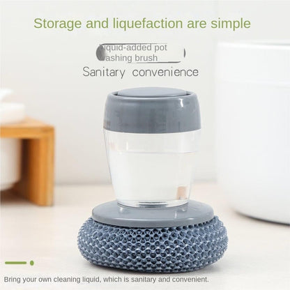 Multi-Functional Cleaning Brush (SA2510-016) cutlery holder Apricot