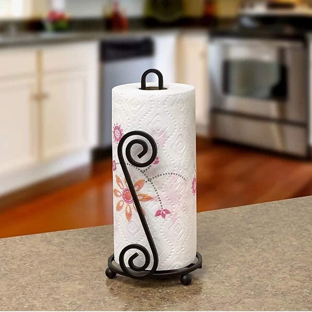 Stainless Steel Tissue Roll Holder-Music Tissue Box Apricot