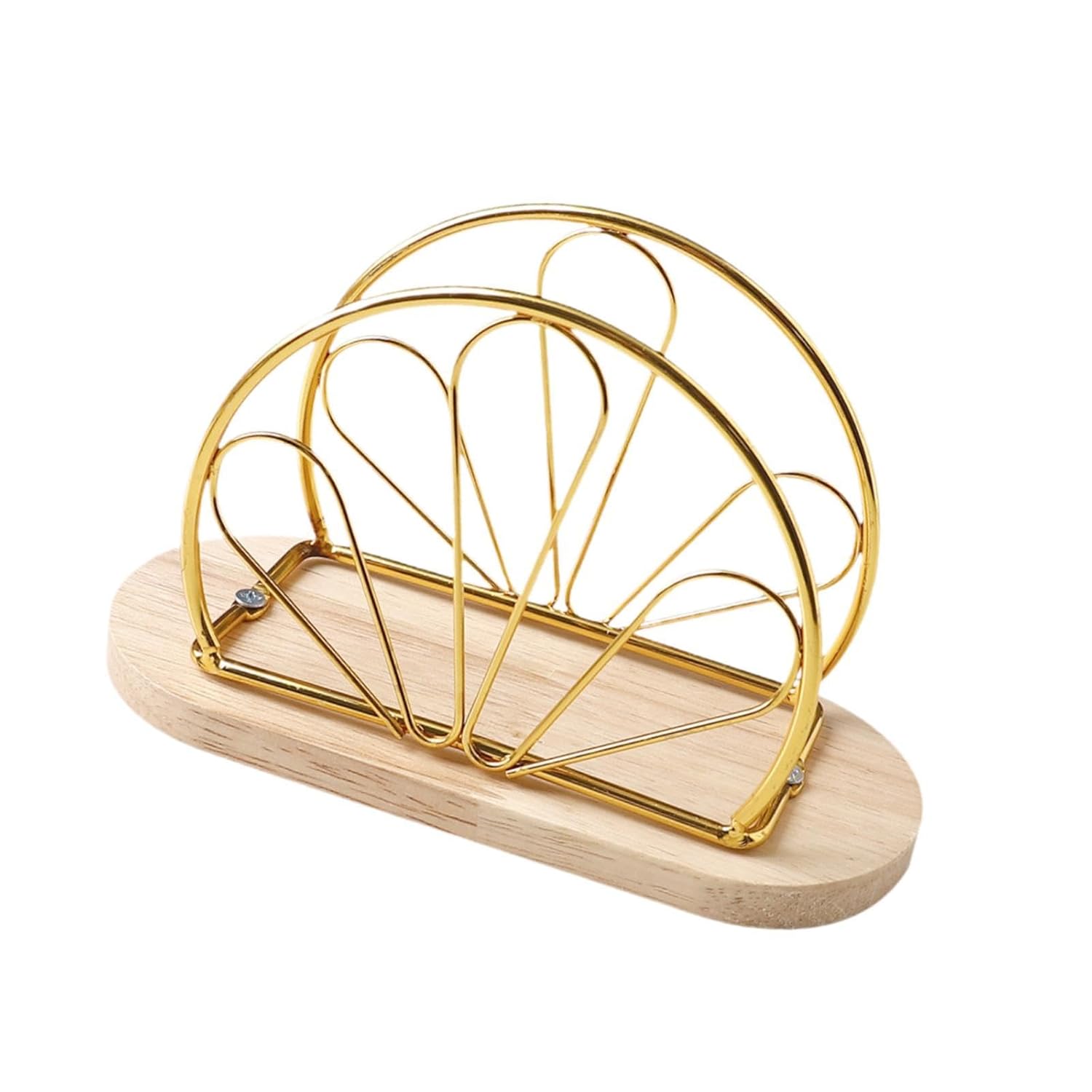 Metallic Napkins & Tissue Holder-Flowers(SA2408-132) Tissue Box Apricot