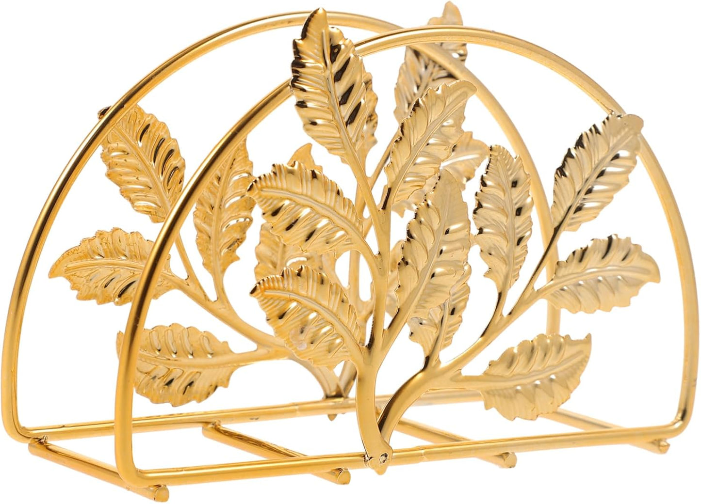 Metallic Napkins & Tissue Holder-Wheat(SA2408-133) Tissue Box Apricot