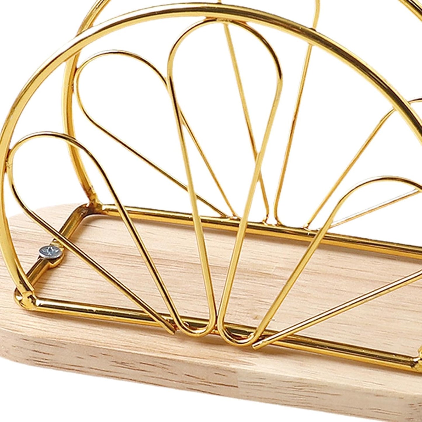 Metallic Napkins & Tissue Holder-Flowers(SA2408-132) Tissue Box Apricot