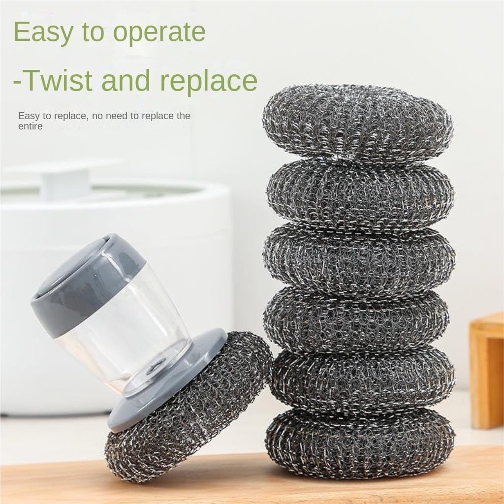 Multi-Functional Cleaning Brush (SA2510-016) cutlery holder Apricot