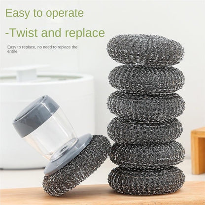 Multi-Functional Cleaning Brush (SA2510-016) cutlery holder Apricot