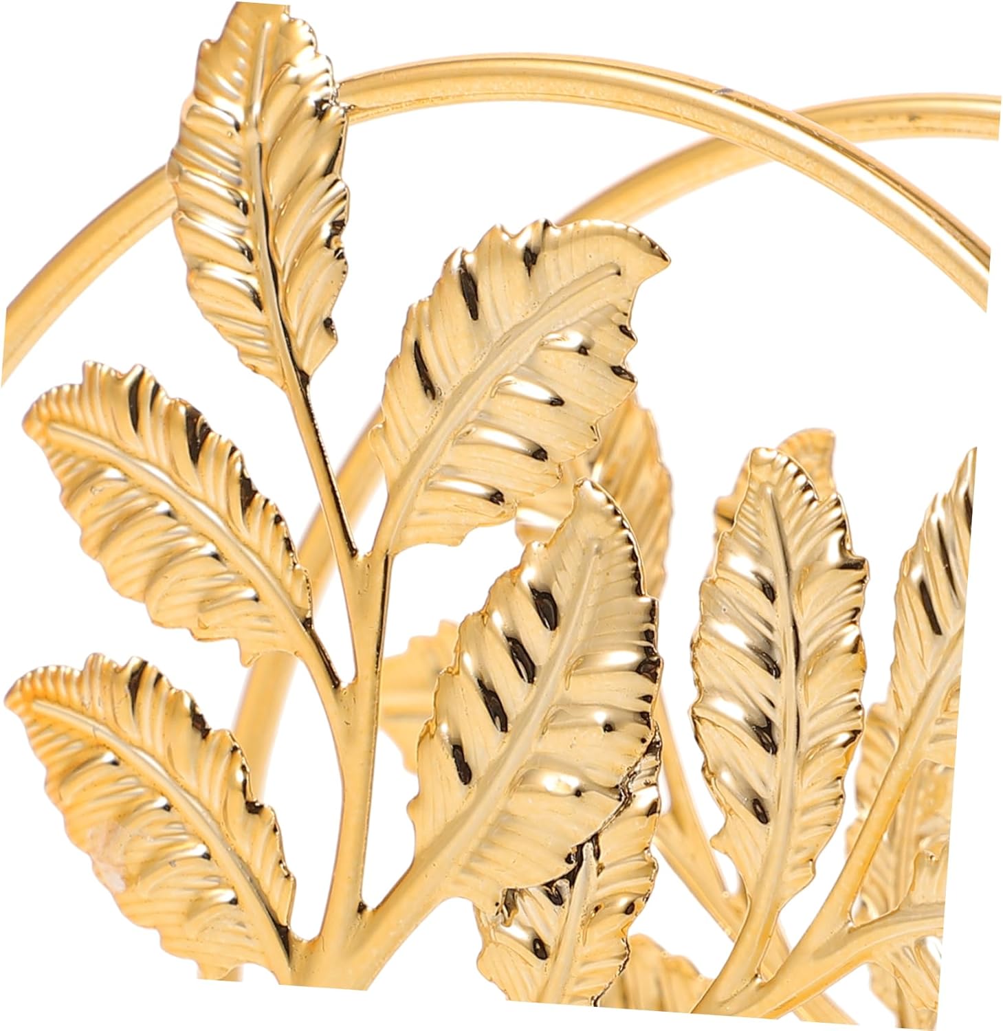 Metallic Napkins & Tissue Holder-Wheat(SA2408-133) Tissue Box Apricot