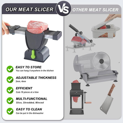 Stainless Steel Meat Slicer (SA2510-010) Spice and sugar Jar Apricot
