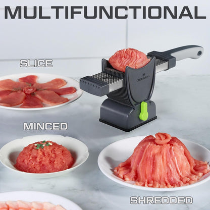 Stainless Steel Meat Slicer (SA2510-010) Spice and sugar Jar Apricot