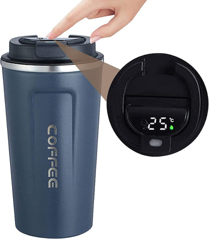 510ML Thermo Coffee Mug with Hermetic Temperature (SA2510-074)Azul Blue Tumbler Apricot