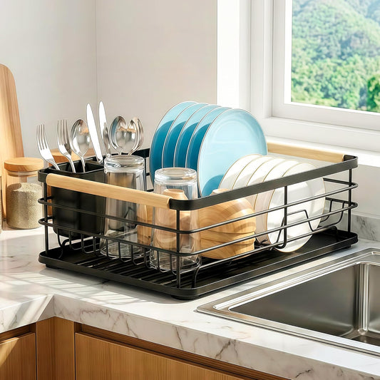 Stainless Steel Dish Drainer (SA2510-047) Dish Rack Apricot