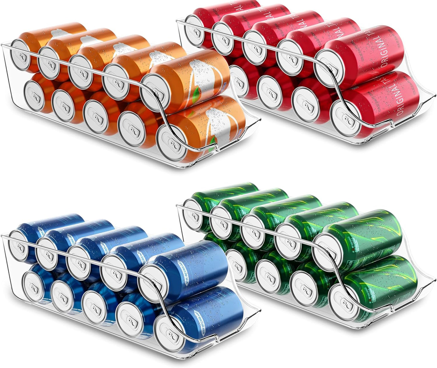 Can Organizer For Pantry/Refrigerator(SA408-290) Storage Organizer Apricot