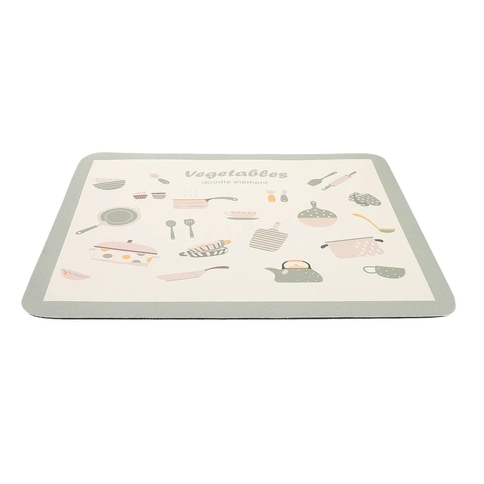 Anti Slip Dish Drying Mat5765-Doddle Rugs Apricot   