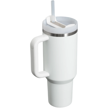 Stanley Quencher H2.0 FlowState™ Tumbler 40 OZ-1200ML-White Tumbler Apricot