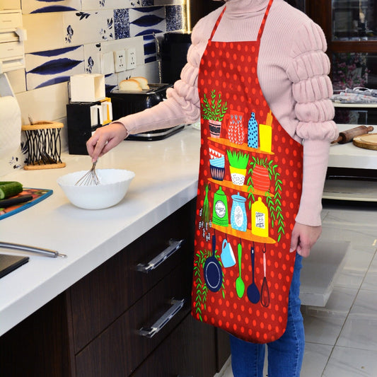 Cooking Kitchen Aprons for Women/Men-KA011  Apricot   