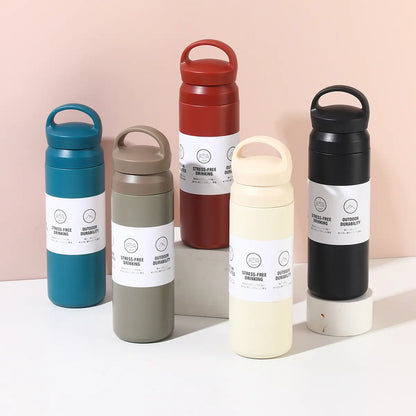 Double-Wall Stainless Steel Insulated Water Bottle(SA2408-225)-Blue Apricot