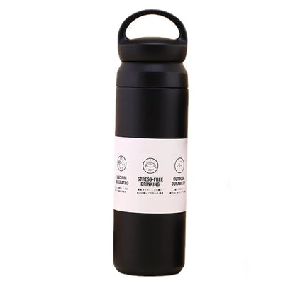 Double-Wall Stainless Steel Insulated Water Bottle(SA2408-225)-Black Apricot