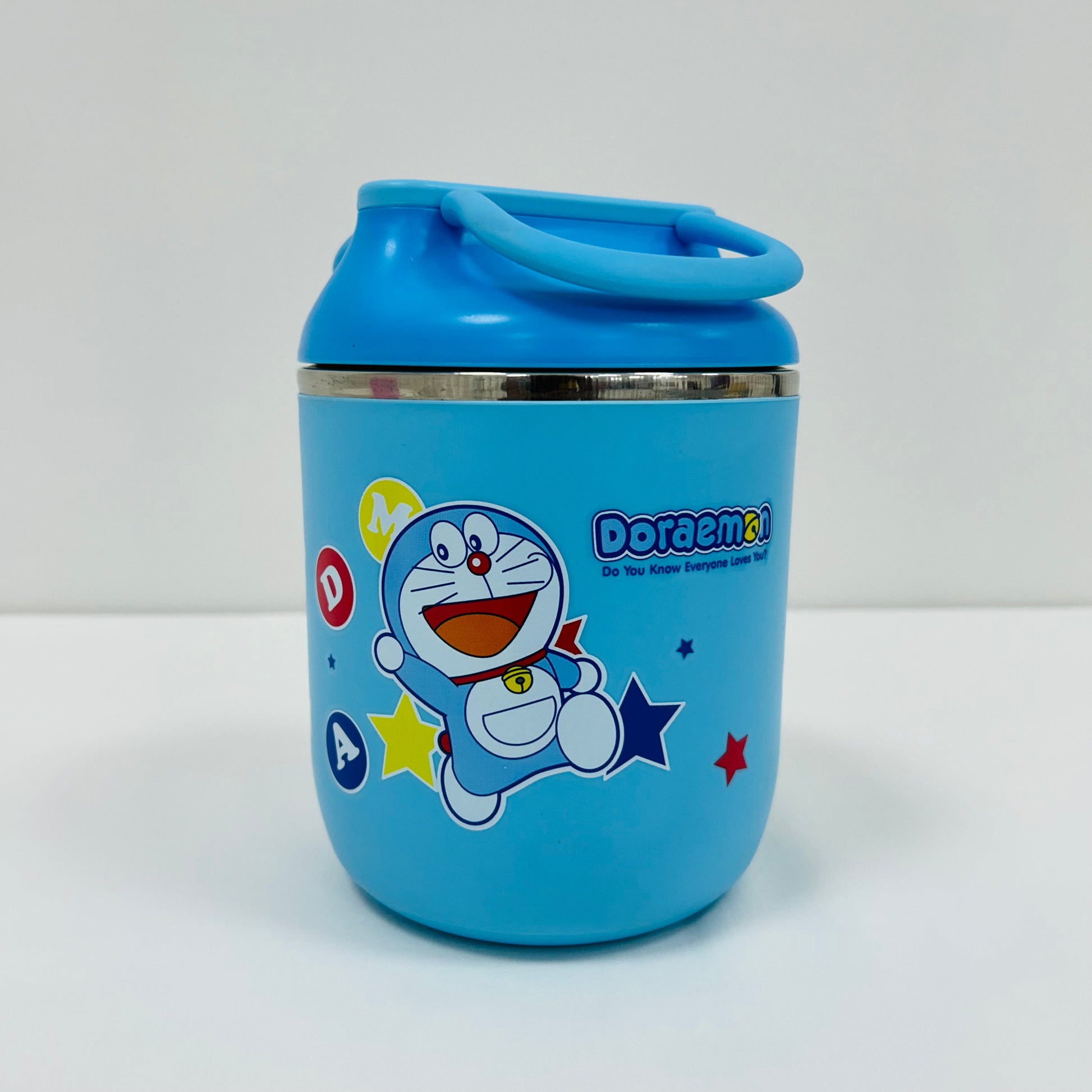 Kids Stainless Steel Lunch Box- Doraemon  Apricot   