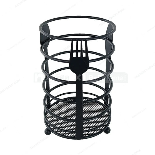 Metallic Essential Metal Spoon Holder-Round(SA2405-97)  Apricot   