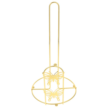 Stainless Steel Tissue Roll Holder-Butterfly Tissue Box Apricot