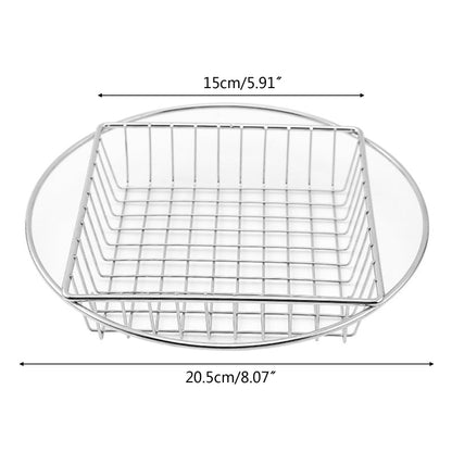 Stainless Steel Top Square Top Round Snack 5650Basket-Black  Apricot   