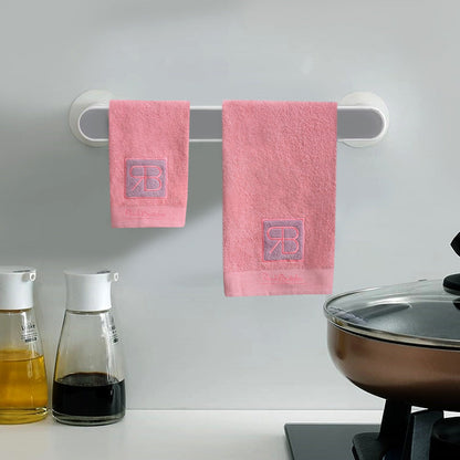 2 PCs RB Embroidered Kitchen Towels- Pink Bath Towels & Washcloths Apricot