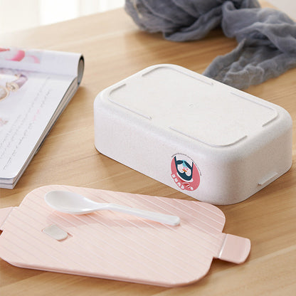 Large Rectangular Lunch Box-SA2408-307(Yellow) Apricot