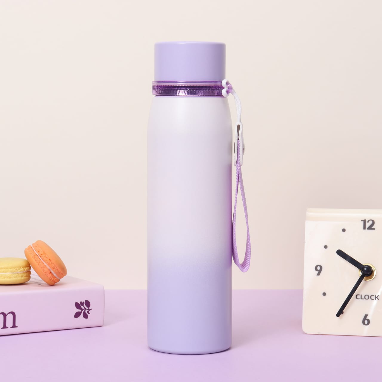 Double-Wall Stainless Steel Insulated Water Bottle(SA2408-219)Purple Apricot