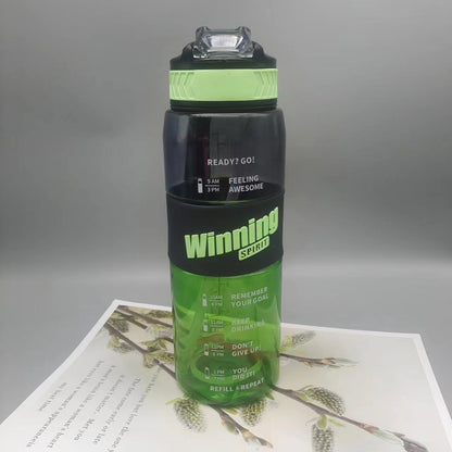 Large Bottle Water Bottle-SA2408-223 Apricot Green