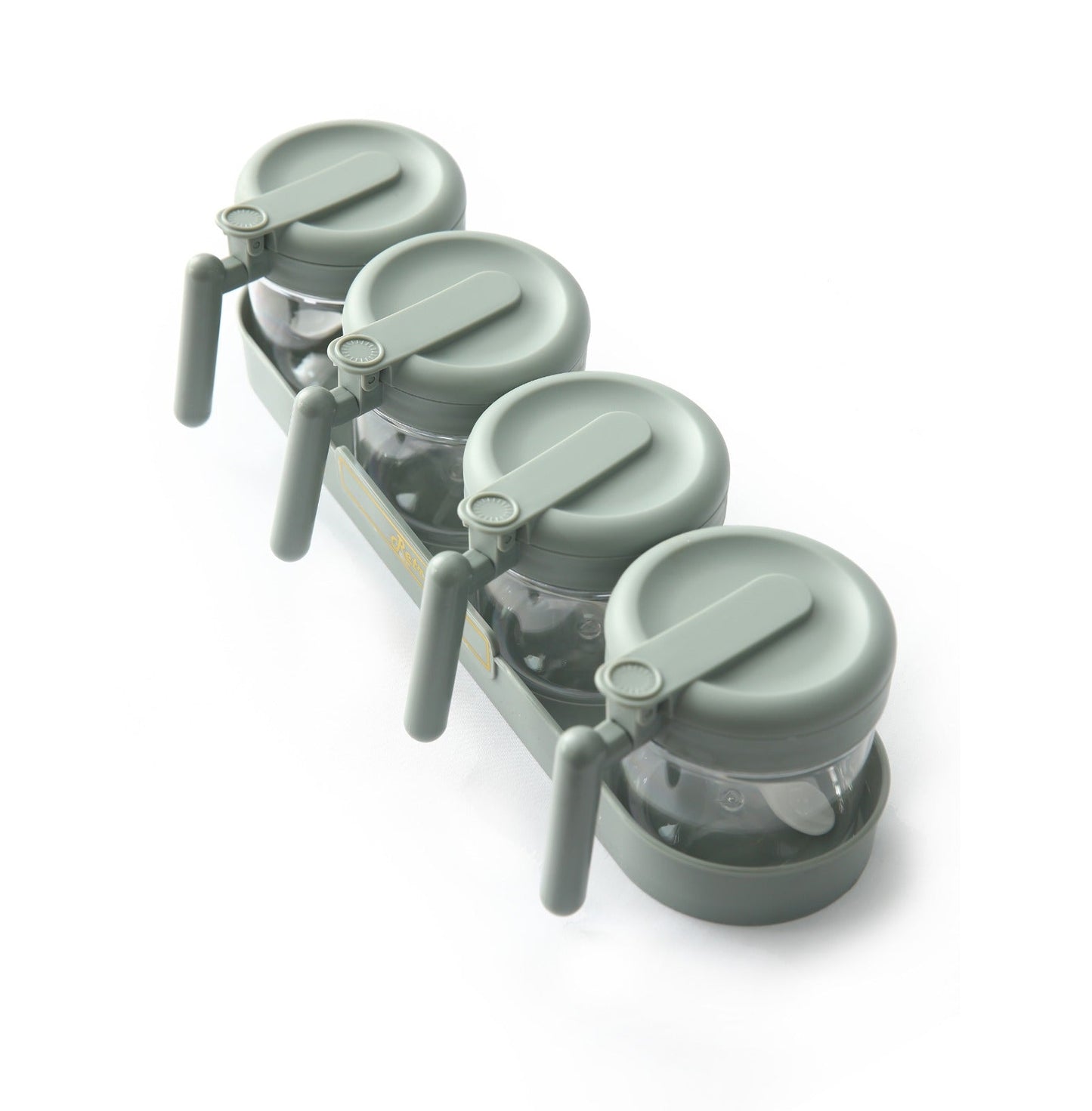 5PCs Spice Jar Seasoning Containers-SA2405-274 Spice and sugar Jar Apricot