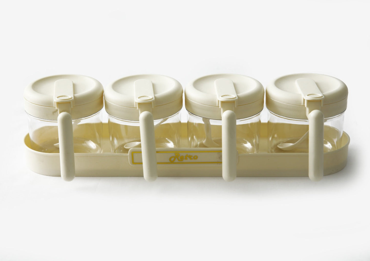 5PCs Spice Jar Seasoning Containers-SA2405-274 Spice and sugar Jar Apricot