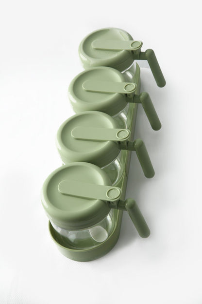 5PCs Spice Jar Seasoning Containers-SA2405-274 Spice and sugar Jar Apricot