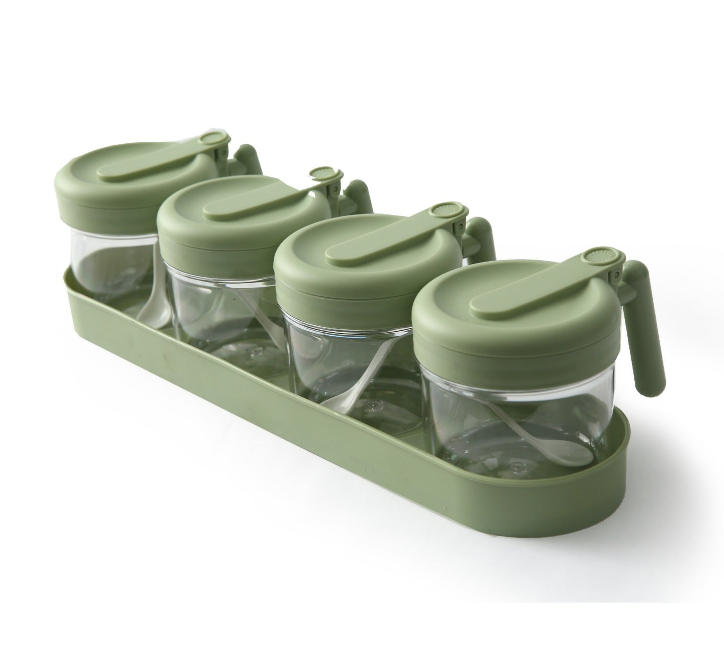 5PCs Spice Jar Seasoning Containers-SA2405-274 Spice and sugar Jar Apricot