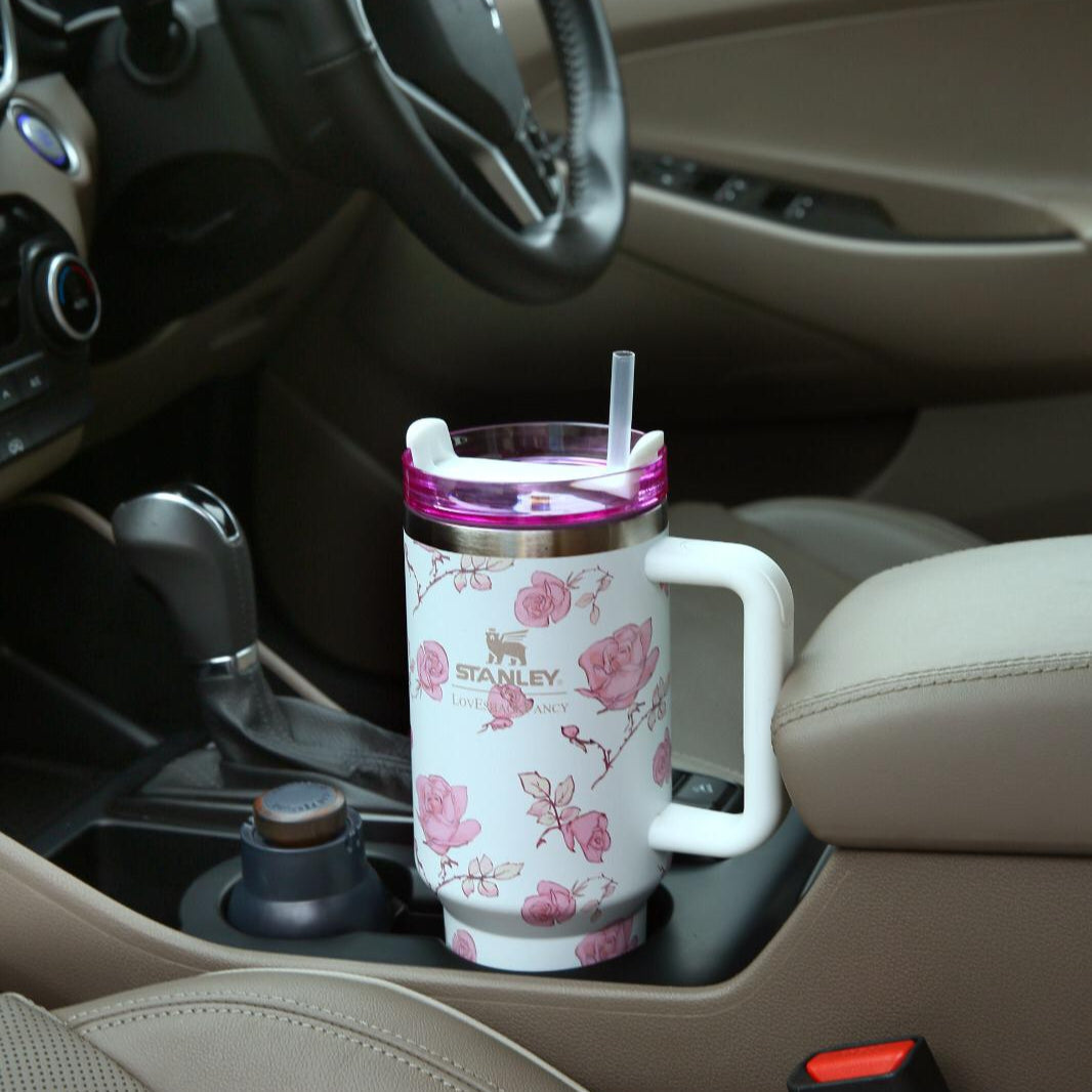 Stanley Quencher H2.0 FlowState™ Tumbler 40 OZ-1200ML-Summer Breeze Tumbler Apricot