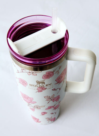 Stanley Quencher H2.0 FlowState™ Tumbler 40 OZ-1200ML-Summer Breeze Tumbler Apricot