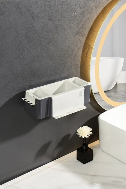 Wall Mounted Storage Organizer Rack-SA2408-302 Bathroom Accessory Sets Apricot